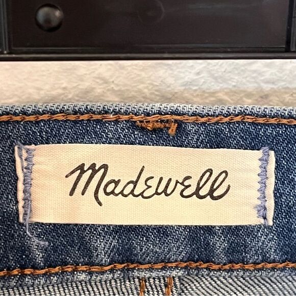Madewell The Perfect Vintage Crop Jean in Gooding Wash: Knee-Rip Edition size 25 - Picture 10 of 16